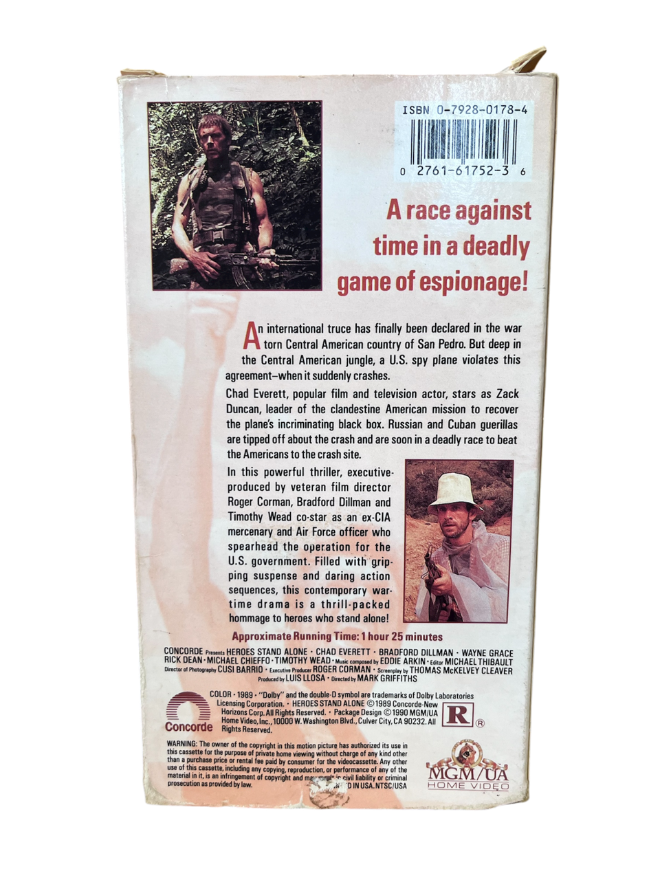 Heroes Stand Alone VHS